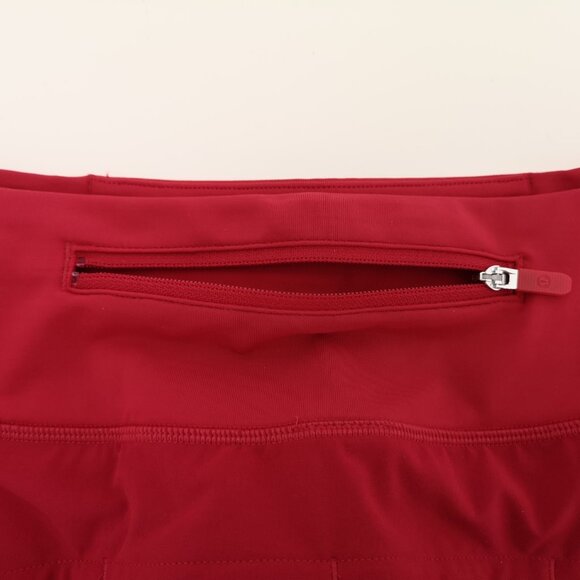 NWT LULULEMON DKRD Red LTWT Speed Up Low Rise 2.5" Lined Shorts 10 - Picture 6 of 8